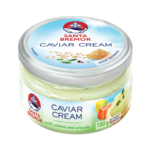 Delicacy caviar "Caviar Cream" with salmon and avocado 180 g